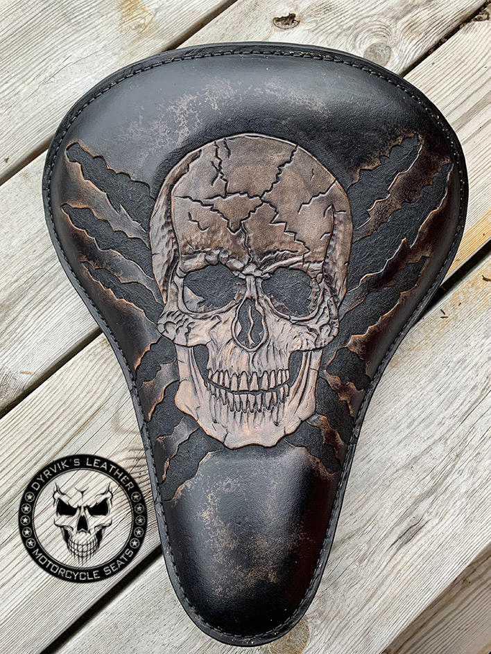 skull seat leather 